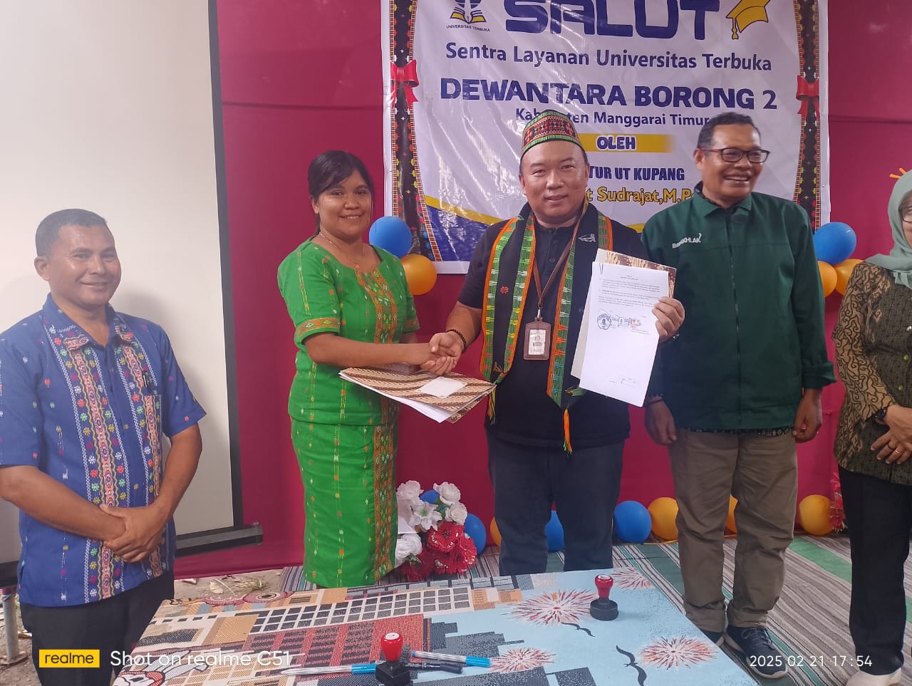 Peresmian Salut Dewantara Borong